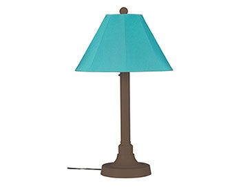 34" Vintage Outdoor Table Lamp
