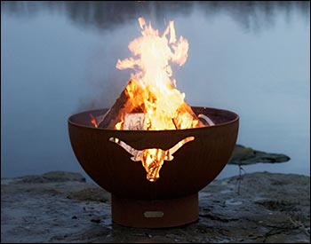 Carbon Steel Bull Fire Pit