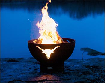 Carbon Steel Bull Fire Pit