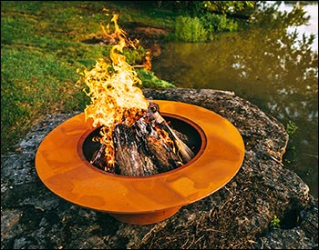 Carbon Steel Jupiter Fire Pit