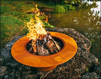 Carbon Steel Jupiter Fire Pit