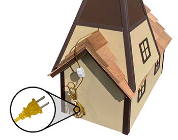 Callen Electric Lighthouse Mailbox