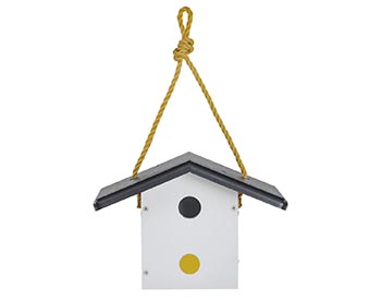 Poly Lumber Heritage Wren Birdhouse w/ Nylon Rope Hanger