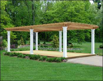 Red Cedar Free Standing Solace Pergola