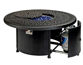 Aluminum 52" Round Fire Table