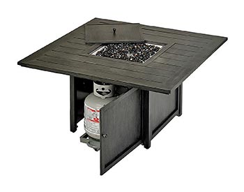 Aluminum 49" Square Fire Table