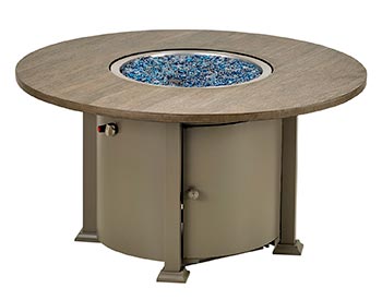 Aluminum 48" Round Fire Table