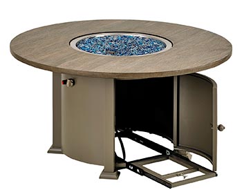 Aluminum 48" Round Fire Table