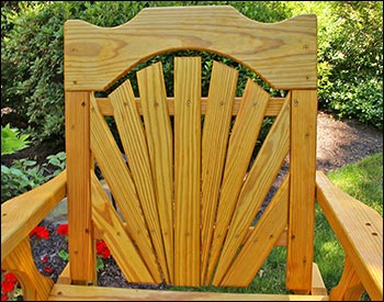 Treated Pine Fanback Patio Chair