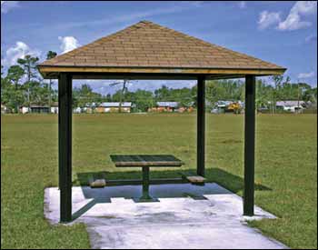 Steel Frame Single Roof Forestview (Square) Pavilions