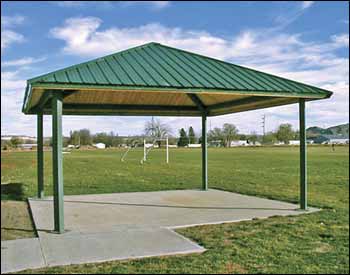 Steel Frame Single Roof Forestview (Square) Pavilions