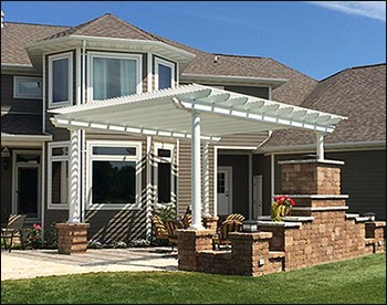 Aluminum Free Standing Vintage Classic Pergolas