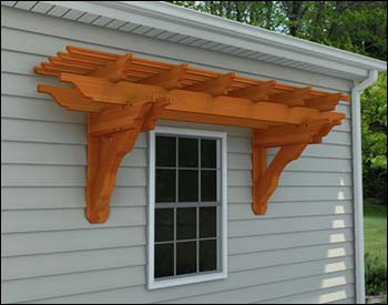 Red Cedar Eyebrow Pergolas