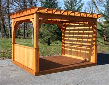 Treated Pine Free Standing 4-Beam Pergolas