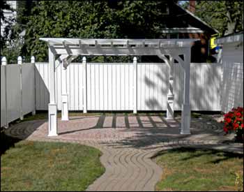 Vinyl Free Standing 4-Beam Pergolas