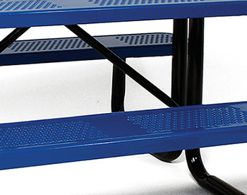 Standard Perforated Metal Picnic Table