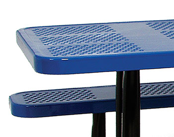 Standard Perforated Metal Picnic Table