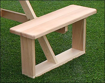 Red Cedar Walk-In Picnic Table