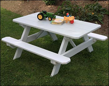 Yellow Pine Kid's Picnic Table