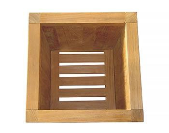 Teak Chippendale Planter