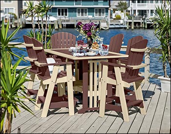 Poly Lumber 7 Pc. Patio Dining Set