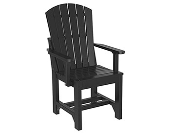Poly Lumber Adirondack Arm Dining Chair