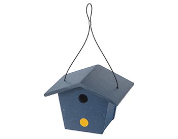 Poly Lumber Classic Wren Birdhouse w/ Cable Hanger