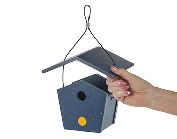 Poly Lumber Classic Wren Birdhouse w/ Cable Hanger
