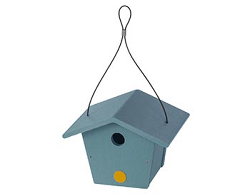 Poly Lumber Classic Wren Birdhouse w/ Cable Hanger