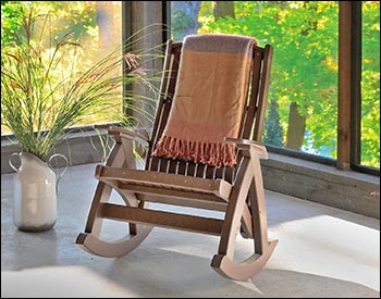 Poly Lumber Comfort Rocking Chair