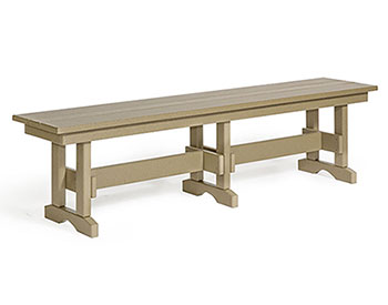 Poly Lumber Dining Bench