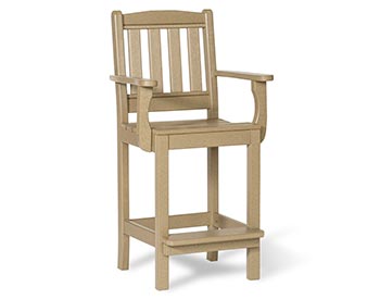 Poly Lumber English Garden Arm Chair