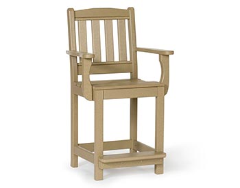 Poly Lumber English Garden Arm Chair