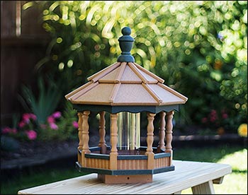 Poly Lumber Gazebo Birdfeeder