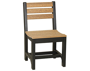 Poly Lumber Natural Finish Dining Chair