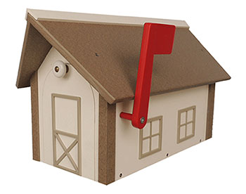 Custom Color Poly-Lumber Standard Mailbox