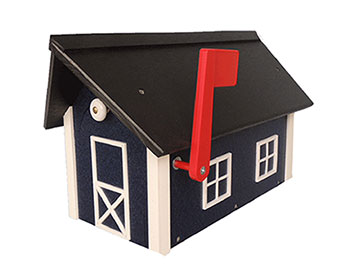 Custom Color Poly-Lumber Standard Mailbox