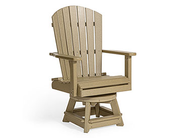 Poly Lumber Swivel Chair