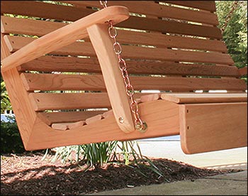 Red Cedar Royal Highback Porch Swing