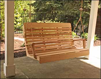 Red Cedar Royal Highback Porch Swing