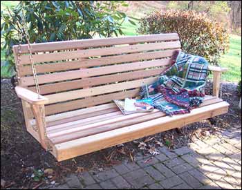 Red Cedar American Classic Porch Swing