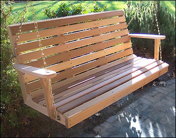 Red Cedar American Classic Porch Swing