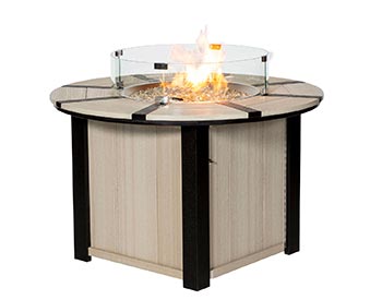 Oasis Poly Round Fire Pit Table