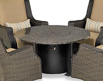 Wicker 5 Pc. Fire Chat Set