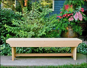 5 Cedar 1805 Traditional Heavy Duty Bench