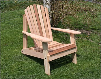 Red Cedar Keystone Adirondack Chair