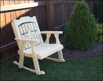 Treated Pine Starback Rocker