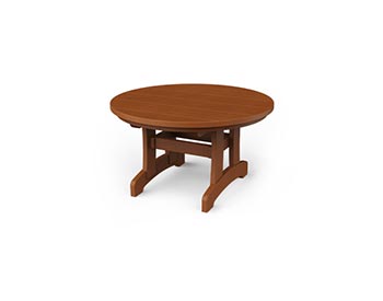 Poly Lumber Round Coffee Table