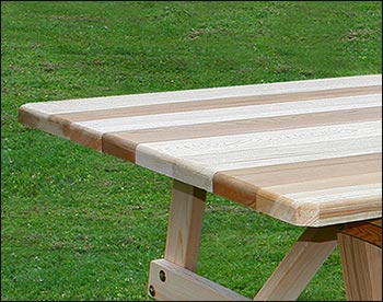 42" Wide Red Cedar Traditional Picnic Table