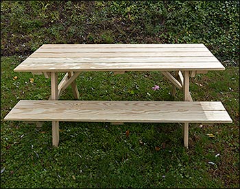 Beer, Butt, and Burger Picnic Table